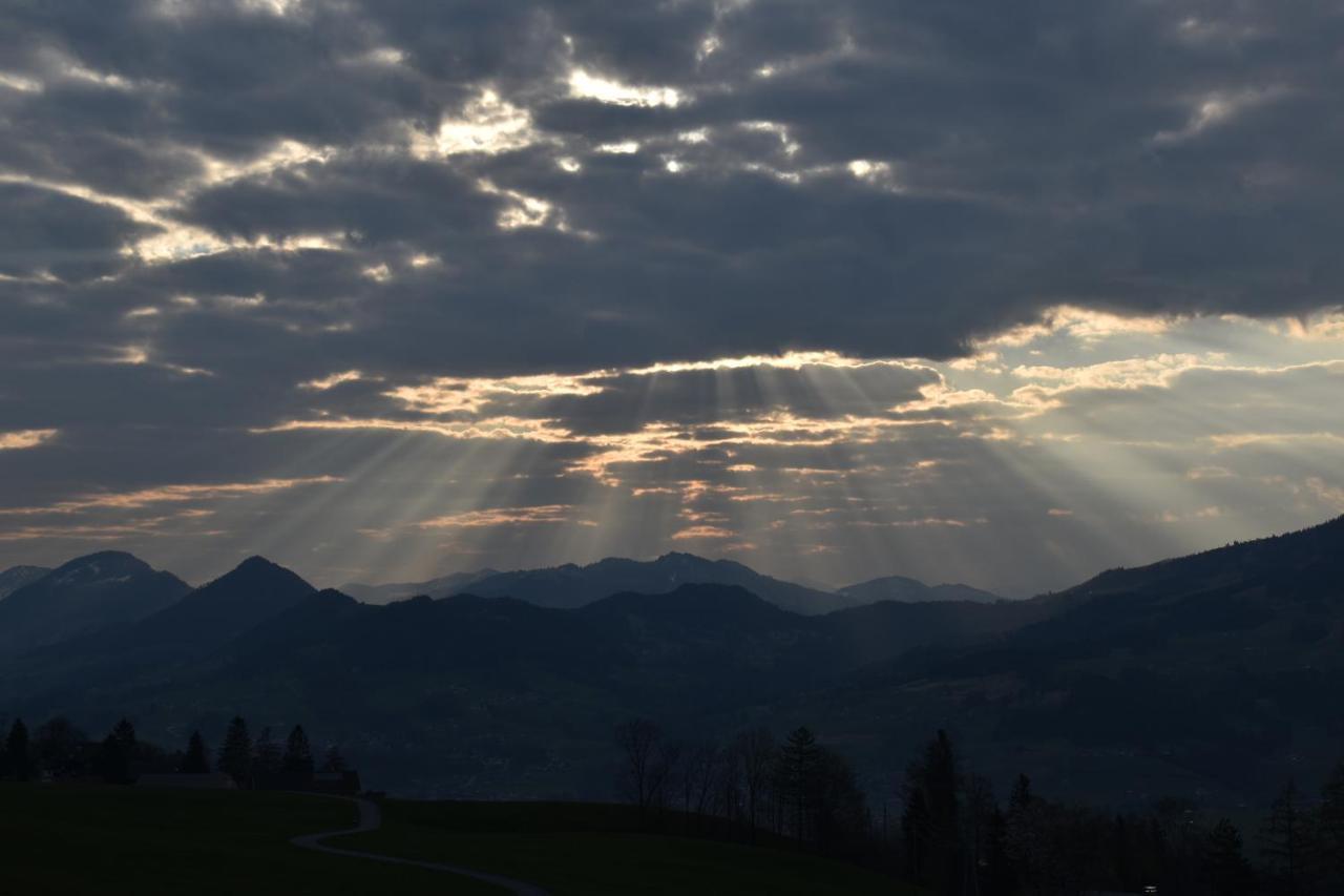 Ferienwohnung Brittenberg Alpaka Schwarzenberg im Bregenzerwald Exterior foto